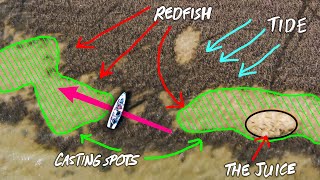 how to FIND and catch REDFISH EASILY - inshore saltwater fishing
