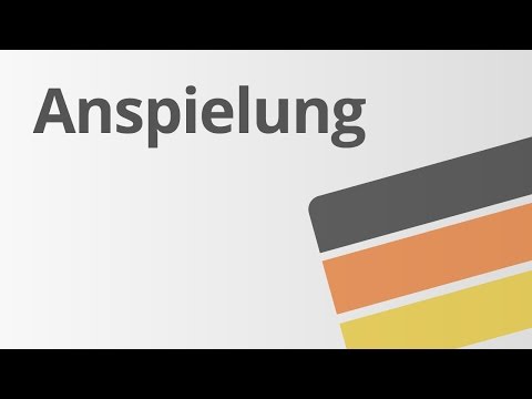 Anspielung | Deutsch | Textanalyse und -interpretation