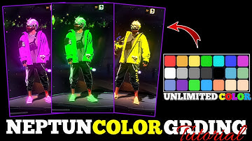 Make This Glow in Alight Motion | free fire lobby edit tutorial | free fire colour grading tutorial