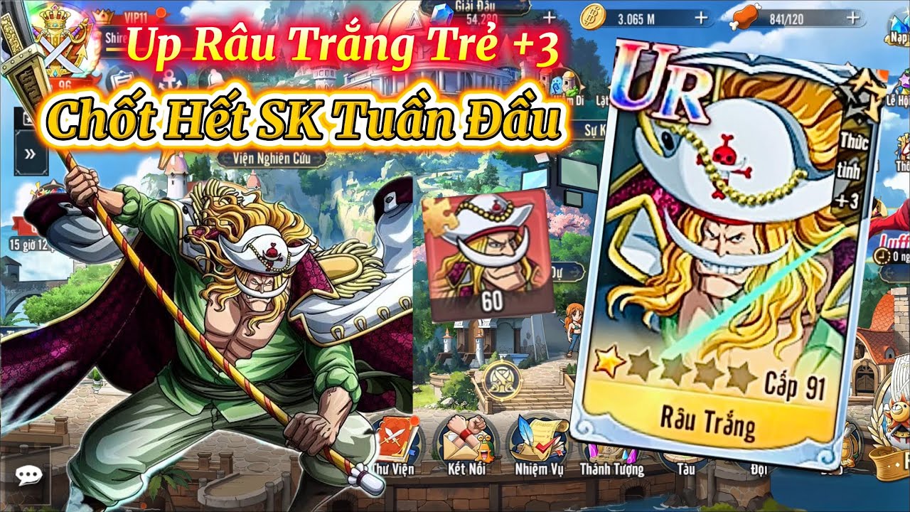 Hải Tặc Origin #10: Up Râu Trắng Trẻ Lên Thức Tỉnh +3, Điểm Sơ SK Tuần Sau, Chốt SK Tuần Này