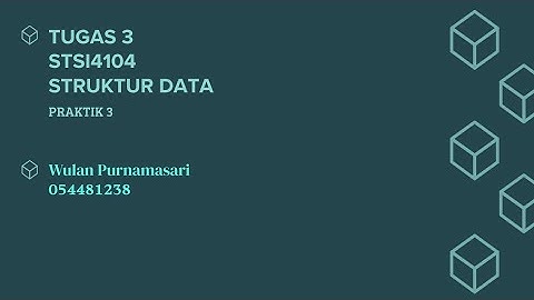 Tugas 3 Struktur Data