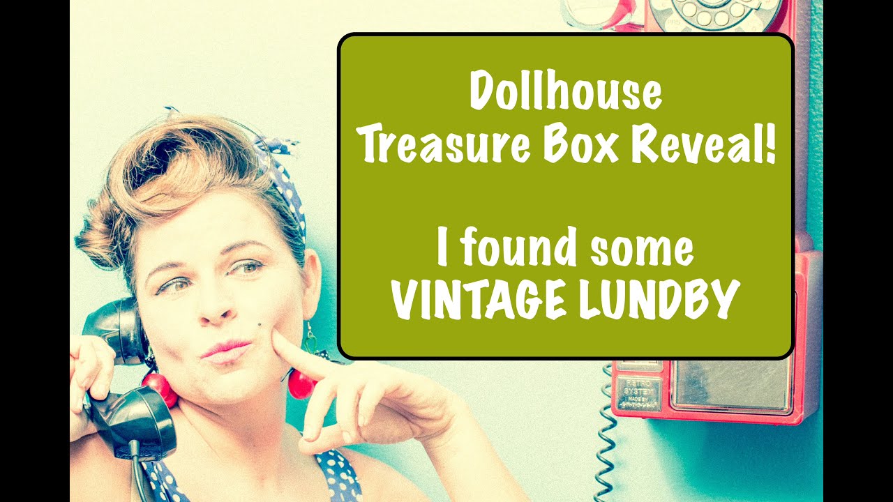 Кукольная мебель Treasure BOX Reveal, винтажная, Лундби