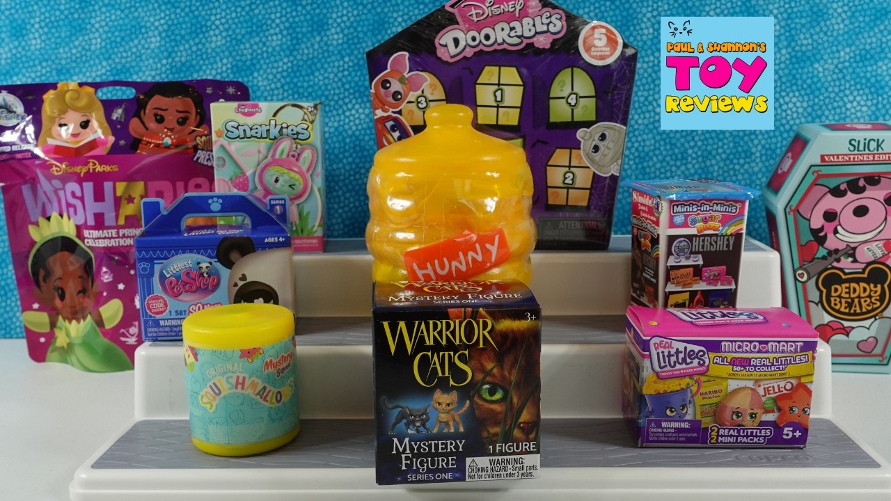 Assorted Blind Box Unboxing Disney LPS Warrior Cats Pooh & More