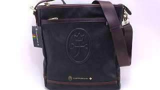 質屋1円スタート／カステルバジャック(CASTELBAJAC)ショルダーバッグ ルポ 033103 黒 斜め掛け 長期保管 未使用品 程度SA  中古