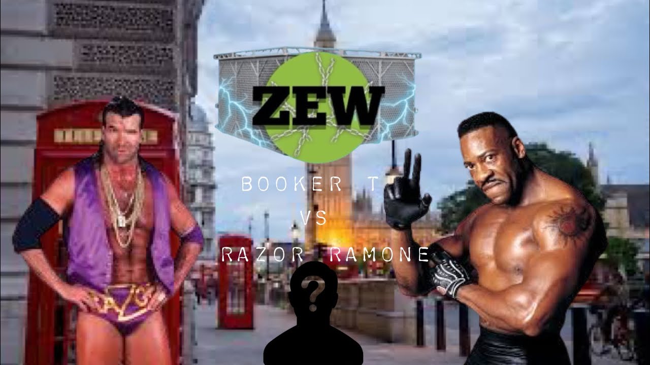 Booker T Razor Ramon Razor Ramone vs Booker T Falls count anywhere match #wwe #legends # ...