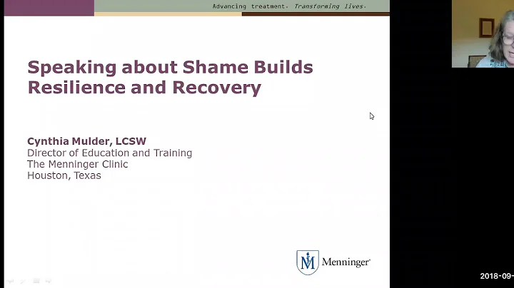 Speaking About Shame Builds Resilience and Recovery