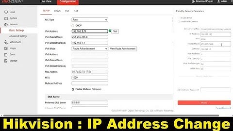 hikvision ip camera ka ip address kaise change kare // How to configure ip camera first time
