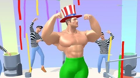 MUSCLE RUSH Game All Levels GameplayWalkthrough Mobile Games Level 33-35