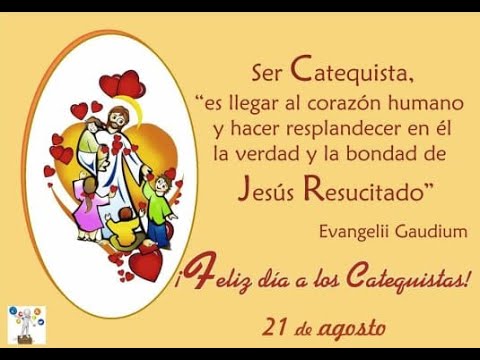 Feliz día catequistas! - YouTube