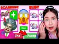 Trading SCARY TEACHER 3D RAT vs GOLDEN RATS SCAM In Adopt Me.. (Roblox)