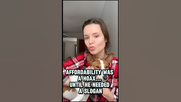 Affordability Was a Hoax… Until He Needed a Slogan #AffordabilityCrisis #trump #PoliticalPsychology