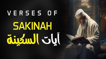 آيات السكينة وانشراح الصدر وزوال الهموم بإذن الله | راحة نفسية لا توصف 🎧 | AYAT SAKINAH