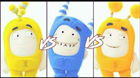 Bubbles vs Pogo vs Slick ( oddbods turbo run )