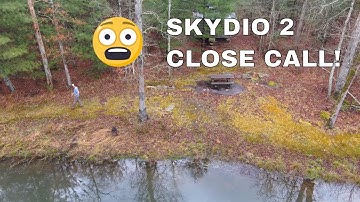SKYDIO 2 CRASH CLOSE CALL!  Almost crashed Skydio 2 in the water!