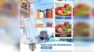 Overview: Refrigerator Light Bulb 40 watt 120v for Sub Zero Light Bulb Replacemen 7006999-4 Pack