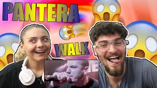 Me and my sister watch Pantera - Walk (Official Music Video) (Reaction)