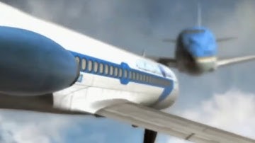 Americana Blue Airlines Flight 23 / Air Force One - Collision Animation