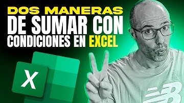2 Formas de Sumar con Condiciones en Excel | SUMAR.SI.CONJUNTO y BD.SUMA | Paso a Paso