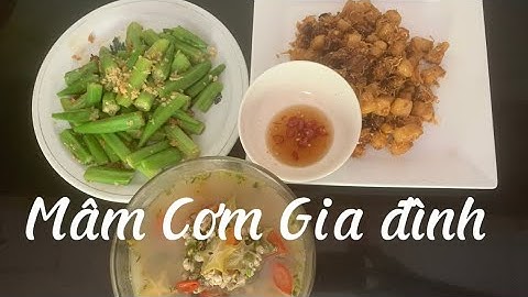 Mâm Cơm Gia Đình Dành Cho 4 Người Chỉ Với 100k | Hồng Nguyễn