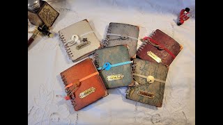 Mini Carnet de Note en Cuir , Carnet Vintage , Carnet de Voyage Vendu