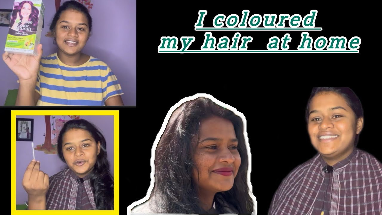 Garnier ‼️Hair colouring 😳At home 😍easy & quick|Tamil vlog|