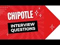 Chipotle Interview Questions with Answer Examples