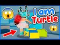 I became turtles wear raincoats in roblox flee the facility