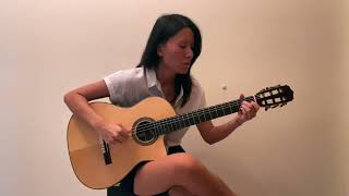 Something - The Beatles | Fingerstyle Guitar by Christine Yeong
