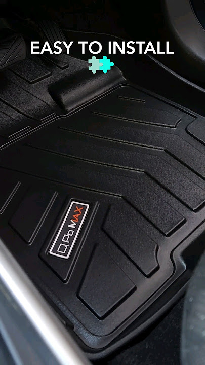 Our car mats are easy to install!