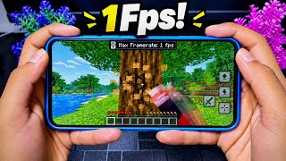 Can You Beat Minecraft at 1 FPS 💀