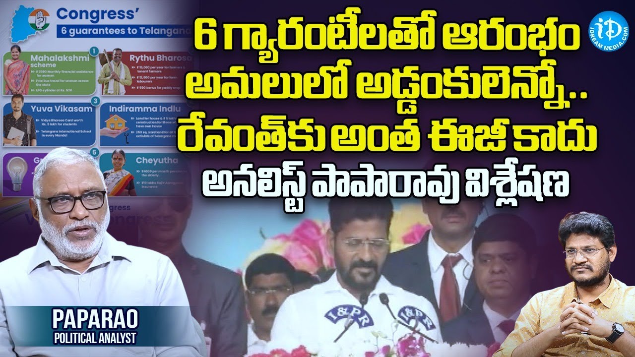 Papa Rao Analyst Papa Rao : Does Telangana Congress keep their Manifesto ...