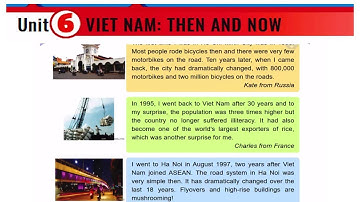 Tiếng Anh Lớp 9 || Unit 6 VIET NAM THEN AND NOW - A Closer Look 2 || Học Tiếng Anh Trực Tuyến