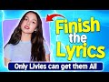 Finish the Lyrics | 😍 Olivia Rodrigo