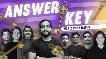Answer Key For NDA 2 2022 || NDA 2 2022 Full Answer Key (Solutions)