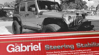 Gabriel Steering Damper Review, On my Jeep JKU.