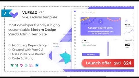 Vuesax Vuejs - Vuejs Admin Dashboard Template | Themeforest Templates