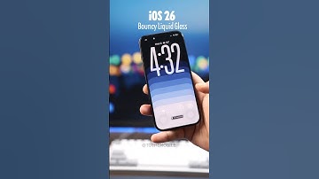 iOS 26 New BOUNCY Liquid Glass Animation 😍