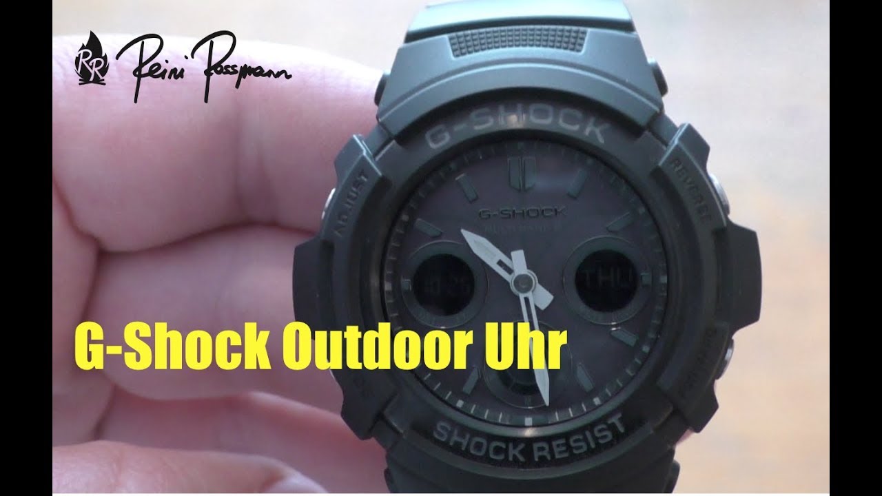 Casio G Shock Outdoor Uhr Awg M100b Youtube