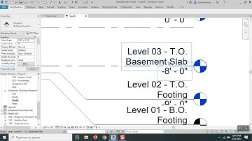Autodesk Revit - Elevation : Levels