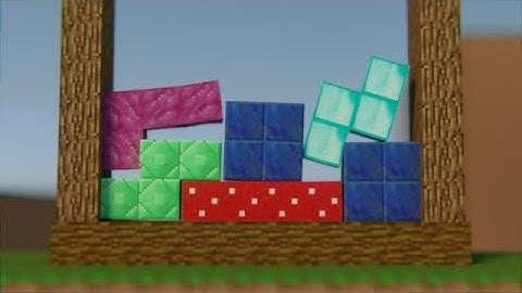 MINECRAFT TETRIS | SOFTBODY TETRIS V.7