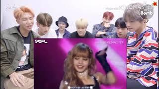 BTS reaction to Blackpink see u later concert