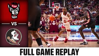 NC State vs. Florida State Full Game Replay | 2023-24 ACC Men's Basketball