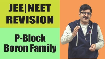 P-block Boron family Revision 2018 | NEET | JEE