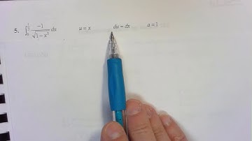 5.7: Inverse Trig Functions and Integration