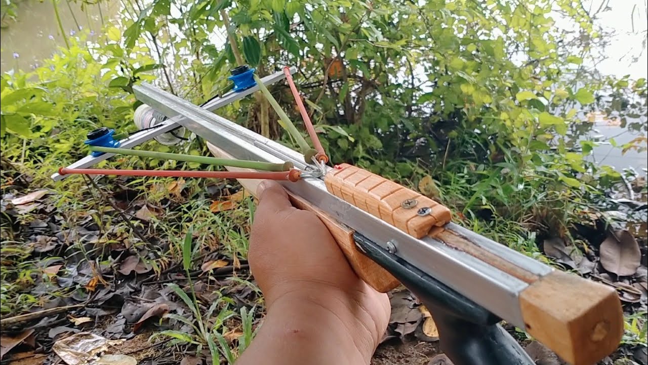 Sebelum tes kita Review dulu unit mini crossbow untuk maser ikan - nembak ikan