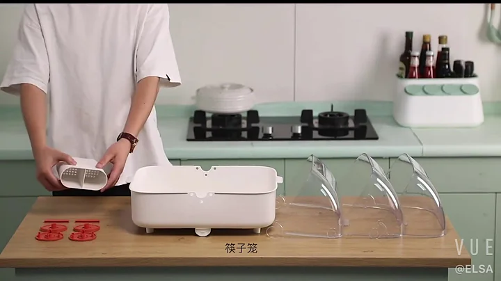 厨房碗筷收纳盒扇形盖子碗盘架多功能碗盘沥水架防尘碗架筷子架餐具沥水置物架 - 天天要闻