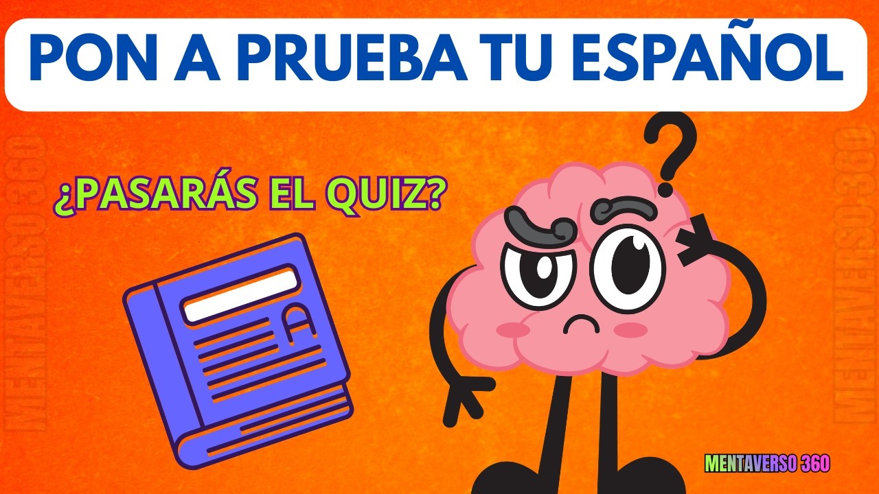 👉 Solo los que saben español pasan este quiz