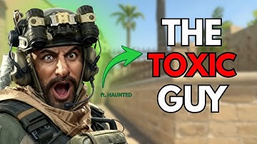 I Played CS2 With The Most TOXIC Player😤 (ft: HAUNTED)  #csgo  #cs2  #counterstrike