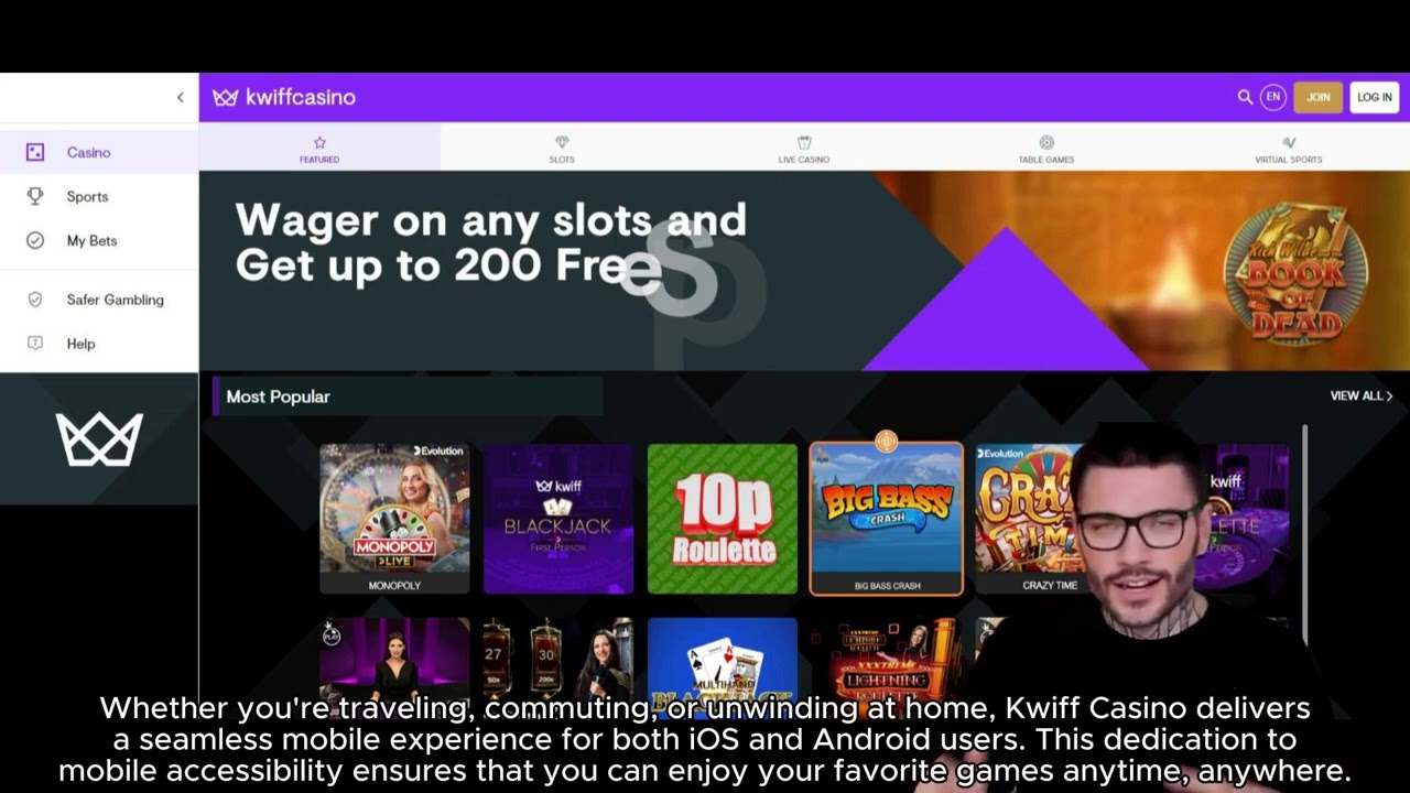 Kwiff Mobile: Gaming On the Go at Your Fingertips