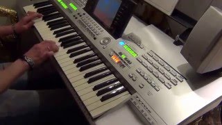 "JAMBALAYA" on the bayou  "The Carpenters" COVER yamaha Tyros chords